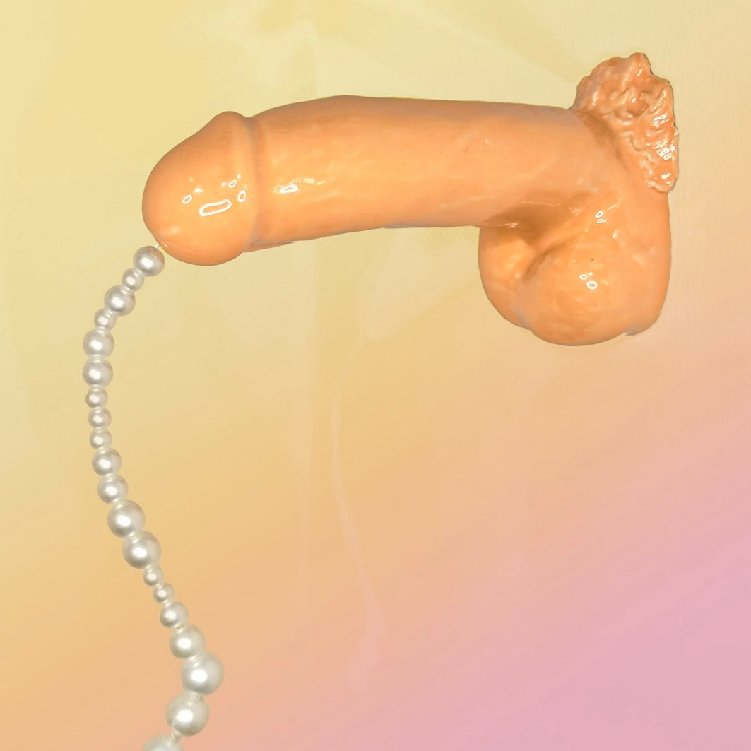 Cock N Pearls Wall Hanging