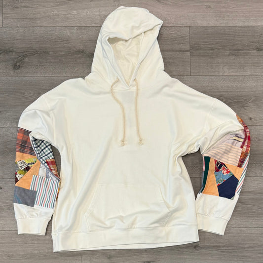 Patchwork Sleeve Hoodie