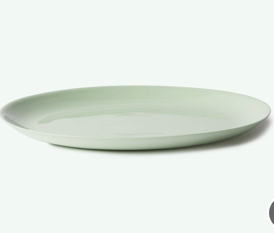 Porcelain Flared Dinner Plate