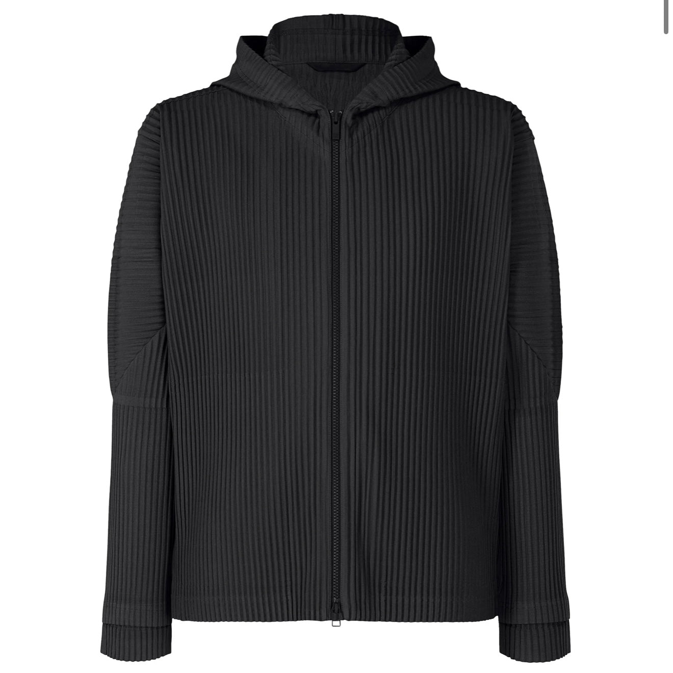 Pleats Zip Hoodie