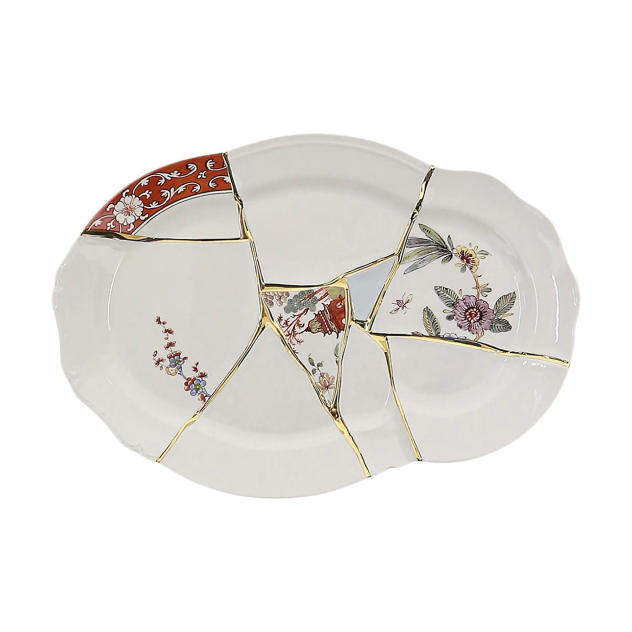 Kitsungi Tray W/Gold