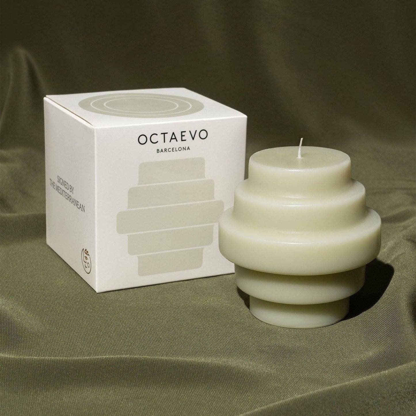 Templo Candle - Ash Green