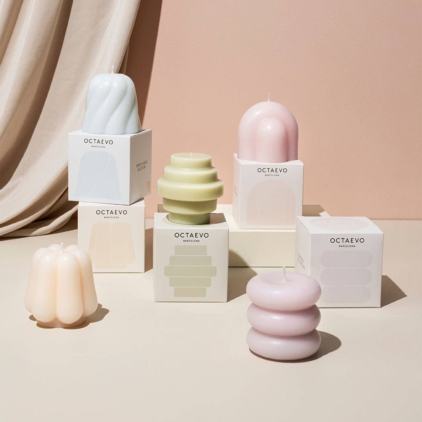 Templo Candle - Ash Green