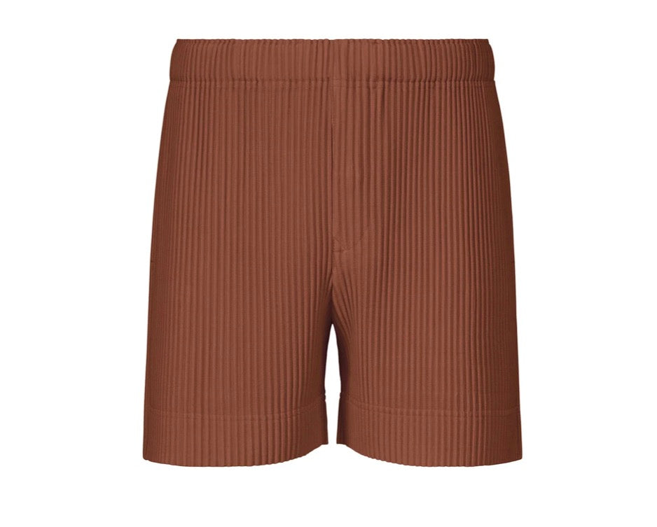 Colored Pleats Shorts