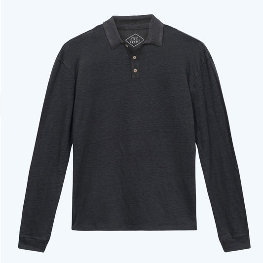Long Sleeve Knit Polo