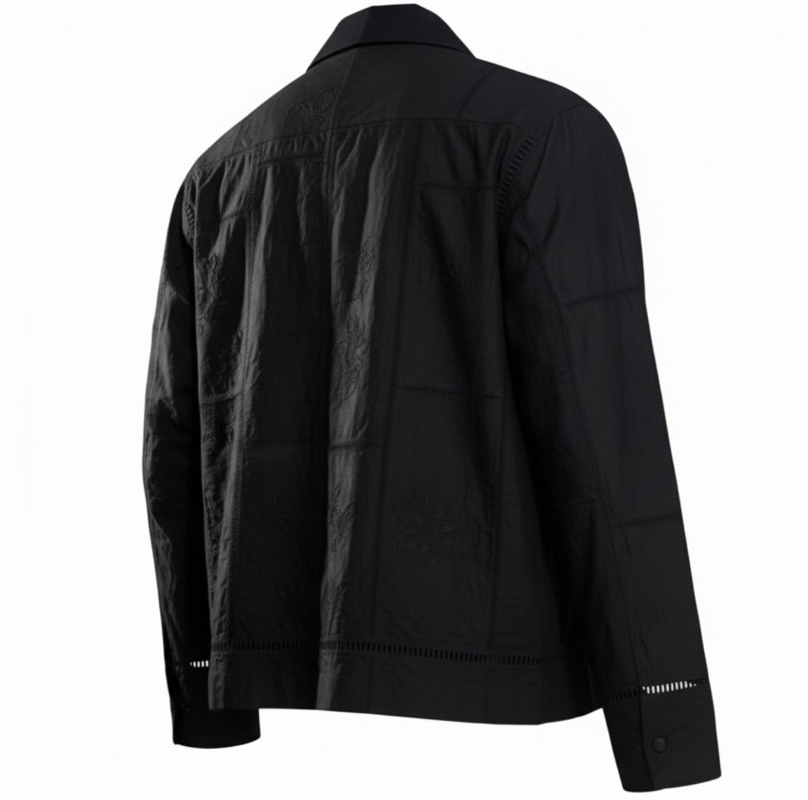 Tonal Lace Patchwork Jacket