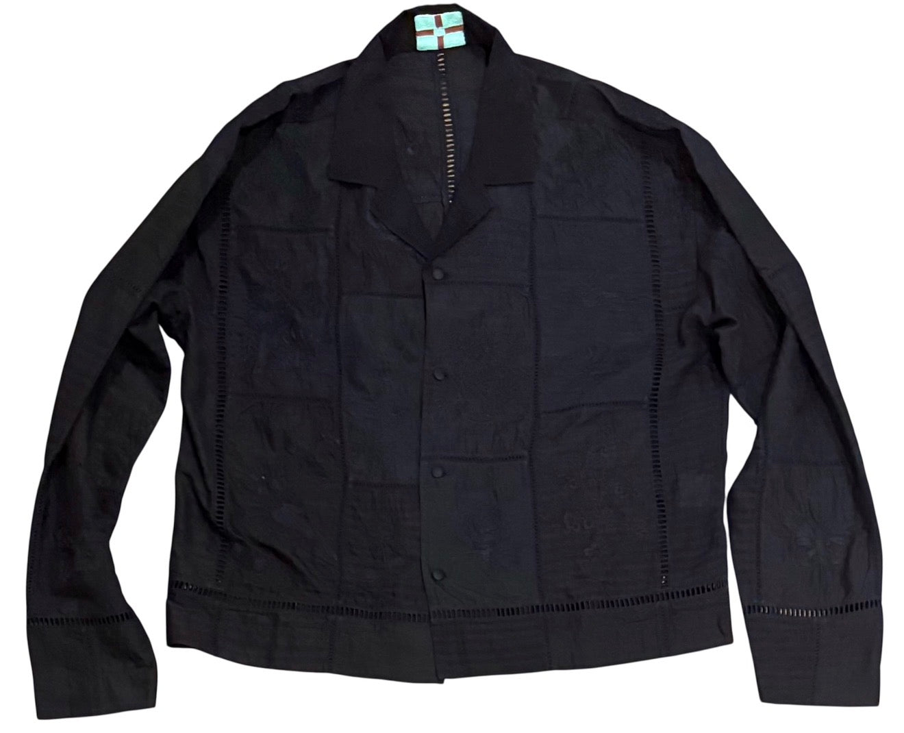 Tonal Lace Patchwork Jacket