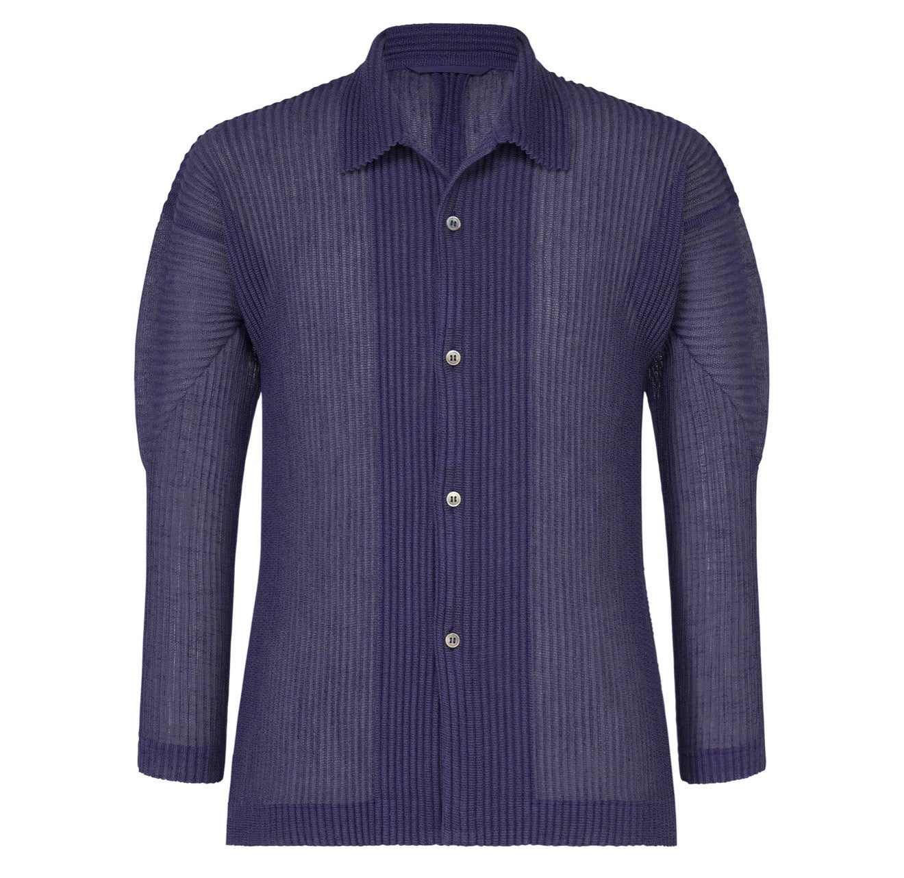Rustic Mesh Button Up