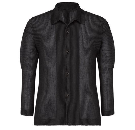 Rustic Mesh Button Up