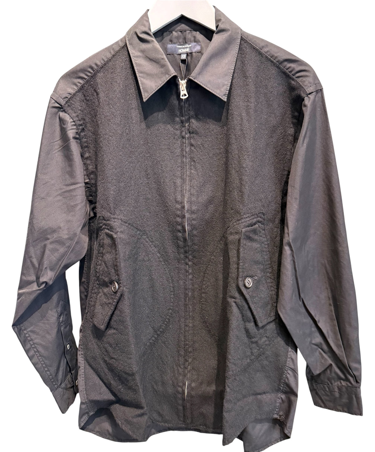 Wool Front Zip Blouson